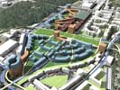 urban planning and 	massing study of adaptive reuse of existing functionalist station building